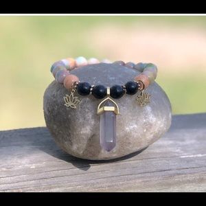 Beaded Bracelet, Crystals, Crystal Bracelet